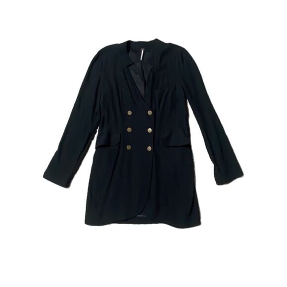 Free People Double Breasted Blazer - Picture 1 of 8